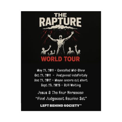 PRE-ORDER The Rapture World Tour Poster