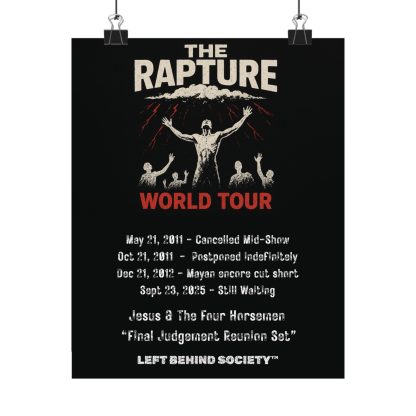 PRE-ORDER The Rapture World Tour Poster - Image 4